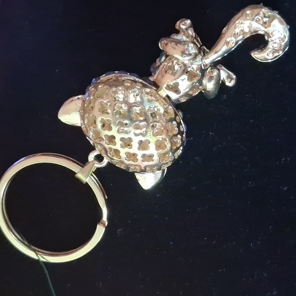 Bling Rhinestone Fox 🦊 Key Ring - Picture 5 of 9